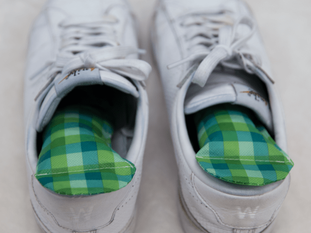100円ショップで変える靴専用の乾燥剤を入れて保管すれば、湿気から靴を守りカビ予防に